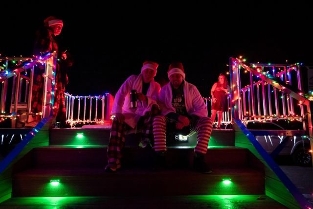 Christmas parade promotional appearance