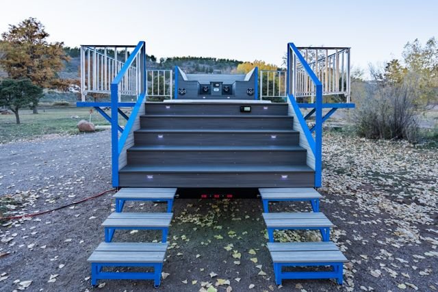 Stairs and surrounding deck