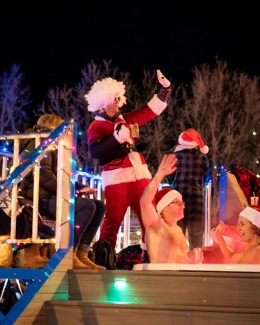 Christmas parade promotional appearance