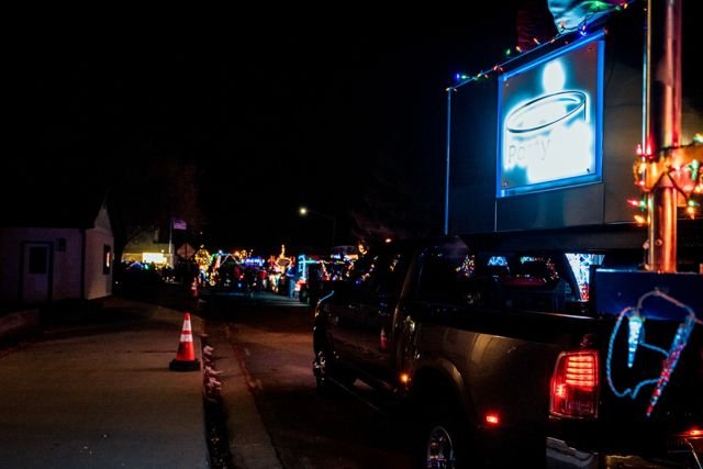 Christmas parade promotional appearance
