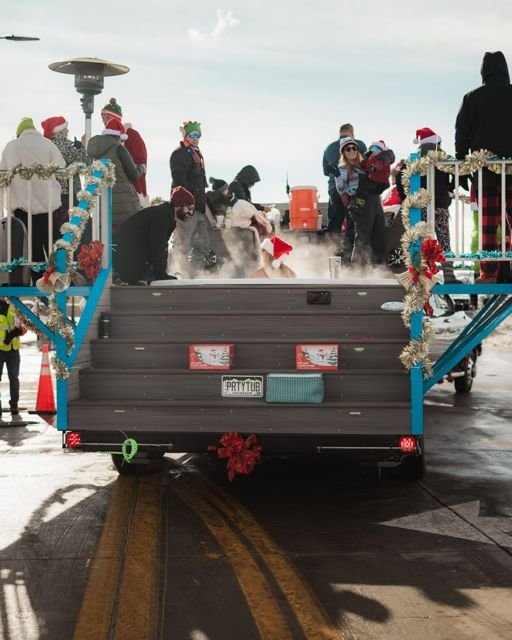 Christmas parade promotional appearance