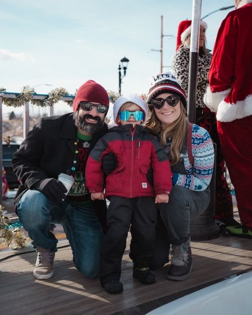 Christmas parade promotional appearance
