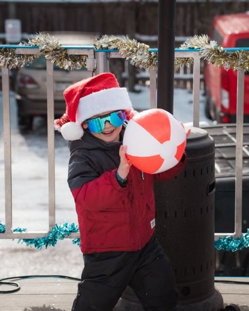 Christmas parade promotional appearance