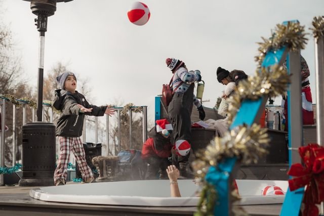 Christmas parade promotional appearance
